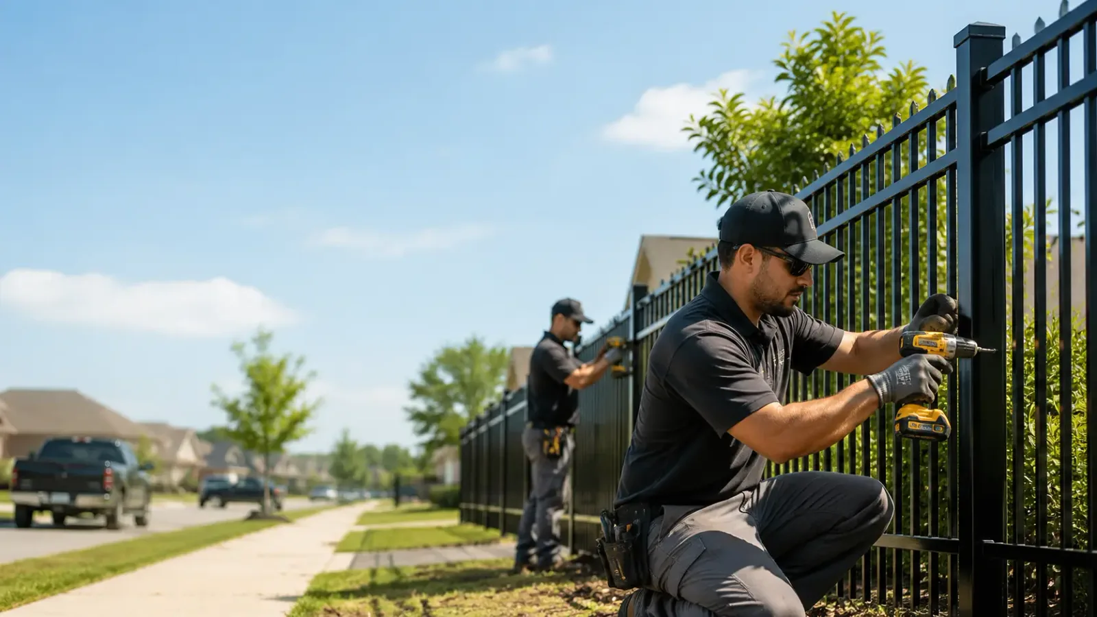 Metal Fence Installation in Hopkinton, MA